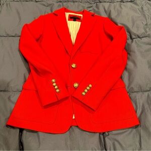 J. Crew Poppy Red Blazer sz 0